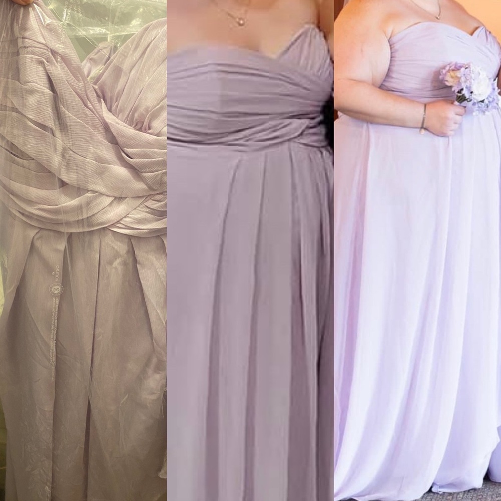 Plus Size Strapless Dress
